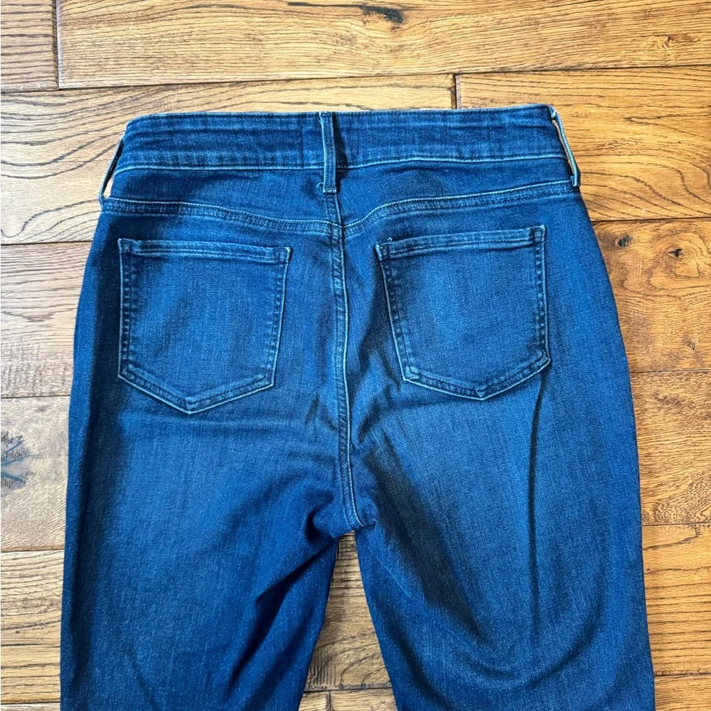 NYDJ Marilyn Straight Leg Jeans in Deep Blue - Picture 5 of 6